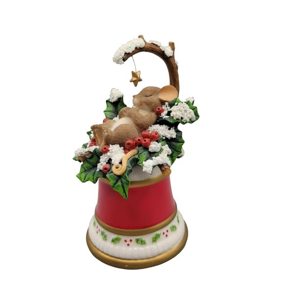 Charming Tails Ceramic Bell Wishing You The Holiday of Your Dreams Christmas - Picture 2 of 8